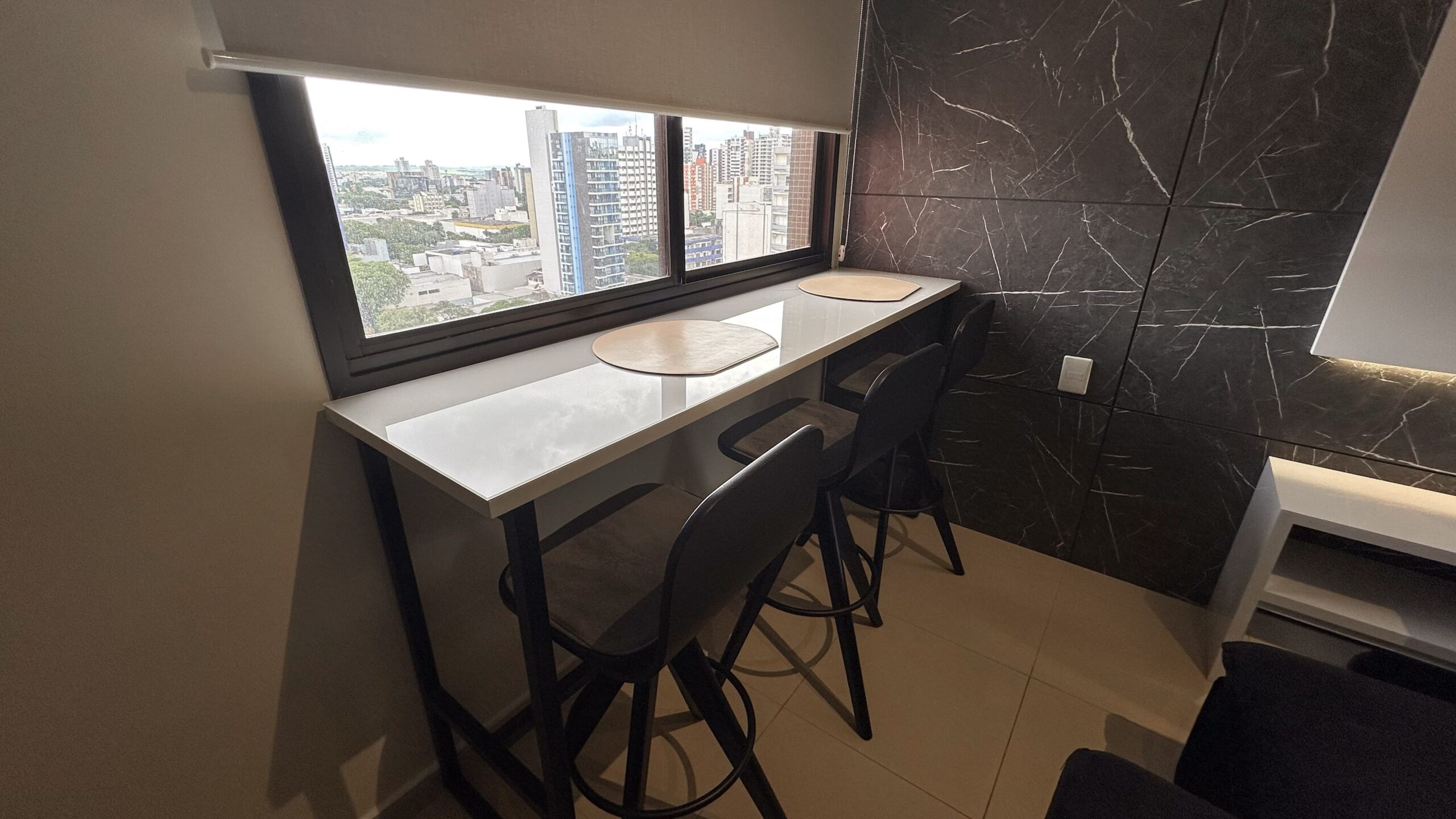 Mesa de jantar com vista