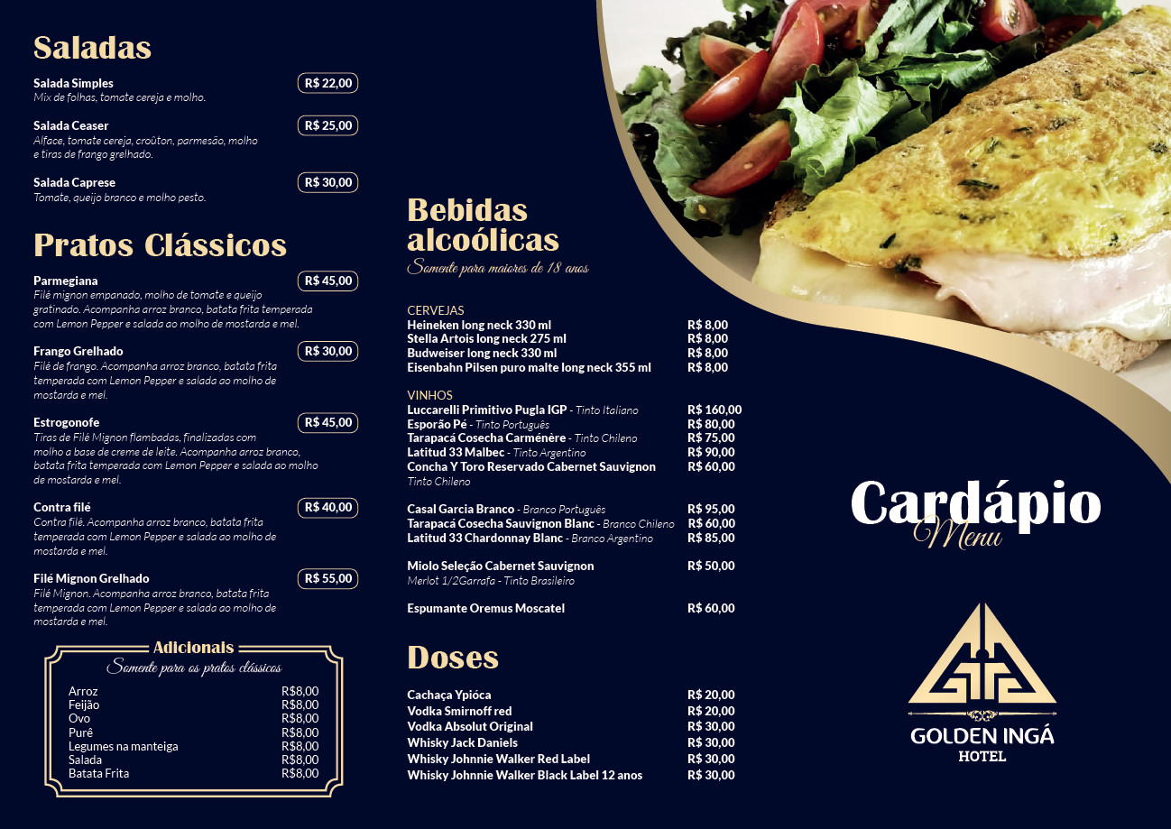 Cardápio Jantar - Página 1